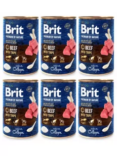 Brit Premium By Nature Puszka Wołowina z Podrobami 800g - Mokra karma dla psów - miniaturka - grafika 3