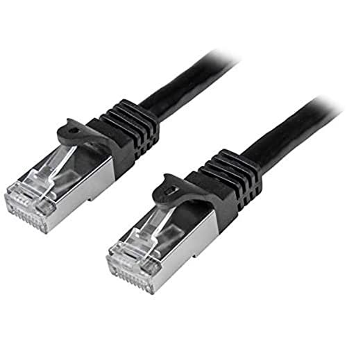 StarTech.com 3 m Cat6 kabel sieciowy - ekranowany (SFTP) Snagless Gigabit kabel krosowy - czarny