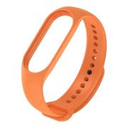 Smartband - Opaska Zamienna Silikonowa do Xiaomi Mi Band 7 pomarańczowy - miniaturka - grafika 1