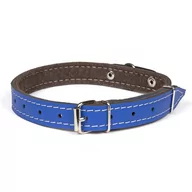 Obroże dla psów - Skórzana obroża dla psa, niebieska, S, Petsen - miniaturka - grafika 1