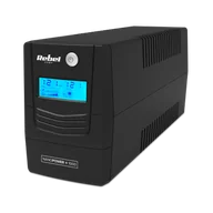 Zasilacze awaryjne UPS - Zasilacz awaryjny komputerowy UPS REBEL model Nanopower Plus 1000 ( offline, 1000VA / 600W , 230 V , 50Hz , LCD , USB , RJ45 ) - miniaturka - grafika 1