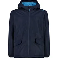 Kurtki i płaszcze dla chłopców - CMP - Kid Jacket Fix Hood, Boy, Black Blue, 152 - miniaturka - grafika 1