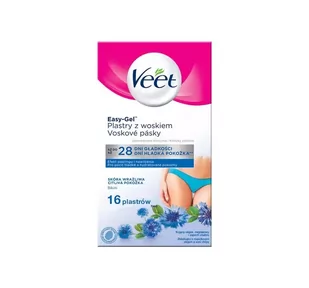 Veet Plastry z woskiem do depilacji bikini dla skóry wrażliwej 16szt - Depilacja - miniaturka - grafika 1