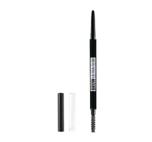 Maybelline BROW ULTRA SLIM - DEFINING PENCIL - Automatyczna kredka do brwi ze szczoteczką - 03 - BLACK - Akcesoria i kosmetyki do stylizacji brwi - miniaturka - grafika 1