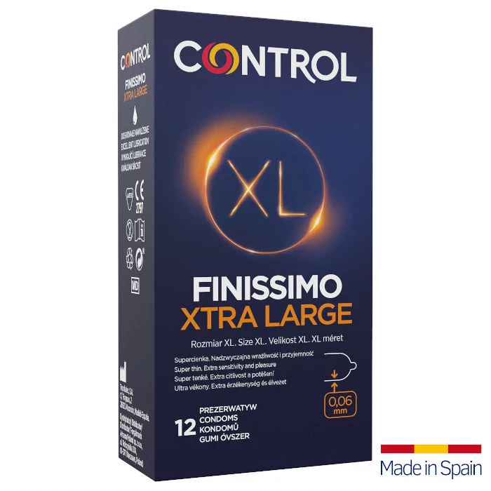 Control _Finissimo Xtra Large prezerwatywy XL 12szt. 12 szt.