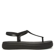 Sandały damskie - Sandały Melissa Sun Leme Platform Ad 35959 Czarny - miniaturka - grafika 1
