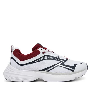 Sneakersy Tommy Hilfiger Th Dynafast Tech FM0FM05450 Biały - Sneakersy męskie - miniaturka - grafika 1
