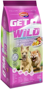Get Wild PUPPY Chicken&Fish 15kg - Sucha karma dla psów - miniaturka - grafika 1