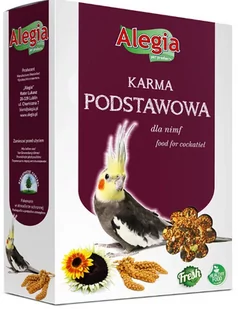 Alegia karma podstawowa dla Nimf 900g - Karma dla ptaków - miniaturka - grafika 1