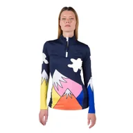 Bluzy narciarskie - Bluza narciarska damska Rossignol Booster 1/2 Zip Top - miniaturka - grafika 1