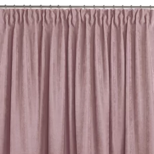 Zasłona MILANA kolor różowy styl klasyczny taśma smok transparentna 5 cm szenila 140x245 homede - CURT/HOM/MILANA/CHENILLE/PLEAT - Zasłony - miniaturka - grafika 1