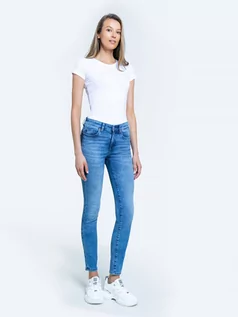 Spodnie damskie - Spodnie jeans damskie leggings Destiny 234 - grafika 1