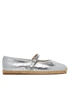 Espadryle damskie - MICHAEL Michael Kors Espadryle Lynn 40S5LYFP2M Srebrny - miniaturka - grafika 1