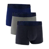 Majtki męskie - Męskie Bokserki UNDER ARMOUR M UA PERF COTTON 3IN 1383891-410 – Wielokolorowy - miniaturka - grafika 1