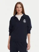 Bluzy damskie - Tommy Hilfiger Bluza UW0UW06078 Granatowy Regular Fit - miniaturka - grafika 1