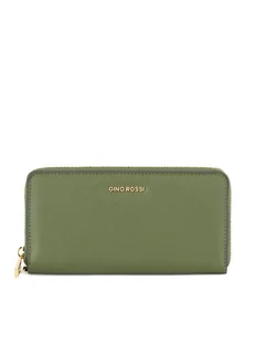 Gino Rossi Portfel QYL0020 Zielony - Portfele - miniaturka - grafika 1