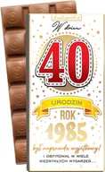 Czekolada - CZEKOLADA 424 Urodziny 40 (cyfry, roczniki) - miniaturka - grafika 1