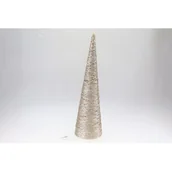 Ozdoby bożonarodzeniowe - Ozdoba bożonarodzeniowa Choinka LED 57 cm złoty - miniaturka - grafika 1