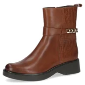 Kozaki damskie - Caprice Damskie 9-25102-45 modne kozaki, Cognac Comb, 41 EU, Cognac Comb, 41 EU - miniaturka - grafika 1