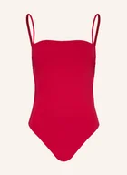 Stroje kąpielowe - Calvin Klein Strój Kąpielowy Bandeau rot - miniaturka - grafika 1