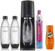 Saturatory - Zestaw SodaStream Saturator Terra Black + 2 Butelki Fuse 1L + Syrop Mirinda  ! - miniaturka - grafika 1