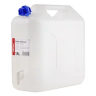 Kanistry - Kanister zbiornik plastikowy na wodę z kranem 15l amio-03203 - miniaturka - grafika 1