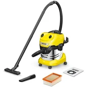 Odkurzacze przemysłowe - Karcher WD 4 V-20/5/22 EU 1.628-260.0 Żółto-Srebrny - miniaturka - grafika 1