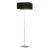 Lampy stojące - LYSNE, lampa podłogowa PRAGA GOLD, czarny ze złotym wnętrzem - miniaturka - grafika 1
