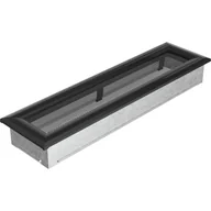 Akcesoria kominkowe - Kratki.pl KRATKA KOMINKOWA OSKAR CZARNA 110X420 MM 42OC - miniaturka - grafika 1