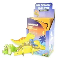 Puzzle - Puzzle 3D zdrapki świecące w ciemności Dinozaury - miniaturka - grafika 1
