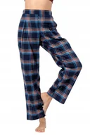 Piżamy damskie - KEY SPODNIE OD PIŻAMY DAMSKIE LHE 431 B25 XL GRANATOWY - miniaturka - grafika 1