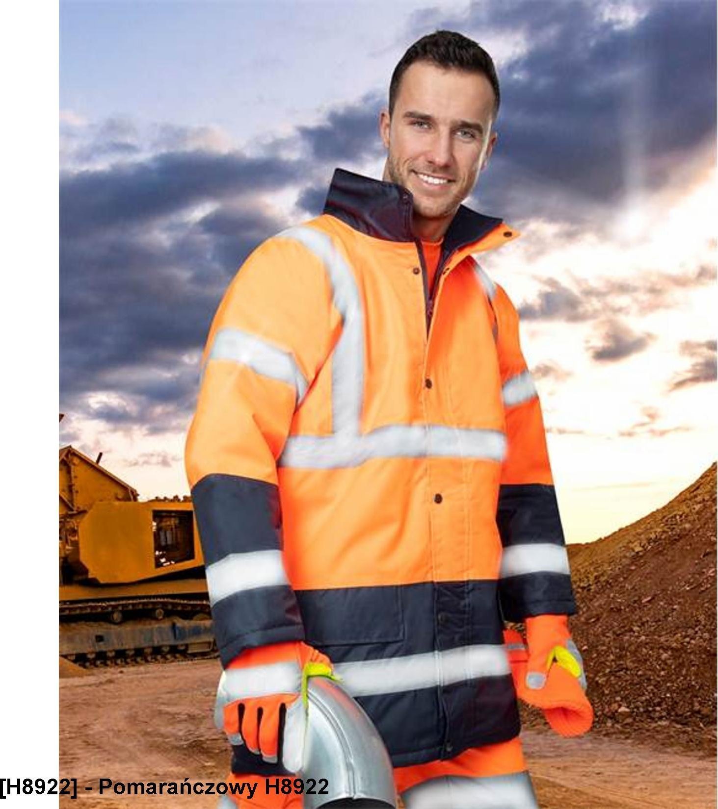 Ardon REF603 H89 - kurtka ocieplana HIVIZ, posiada pasy odblaskowe 2XL