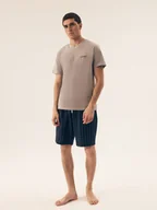 Piżamy damskie - Piżama męska Dorm Henderson szary, granatowy 2XL - miniaturka - grafika 1