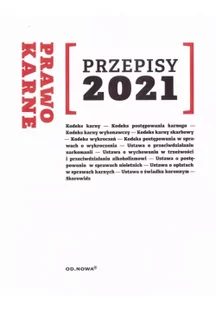 od.nowa Prawo karne 2021 praca zbiorowa - Prawo - miniaturka - grafika 2