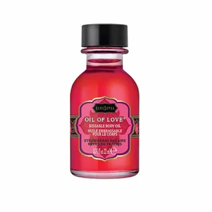 Kama Sutra Olejek stymulujący - Kama Sutra Oil of Love Strawberry Dreams 22 ml KA056D [9010927] - Olejki i świece do masażu - miniaturka - grafika 2