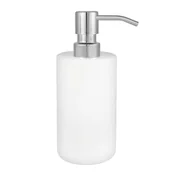 Mydelniczki i dozowniki mydła - Dozownik do mydła w płynie marmur biały - miniaturka - grafika 1