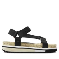 Espadryle damskie - Espadryle Pollini SA16655G0ITV0000 Czarny - miniaturka - grafika 1
