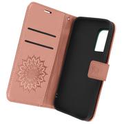 Etui i futerały do telefonów - Etui Samsung Galaxy S20 FE Wallet Video Holder Mandala Flower Pattern różowe złoto - miniaturka - grafika 1