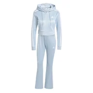 Spodnie damskie - Damski Dres ADIDAS W GLAM TS IX1118 – Niebieski - miniaturka - grafika 1