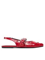 Sandały damskie - ONLY Shoes Sandały OnLaura-5 15340903 Czerwony - miniaturka - grafika 1