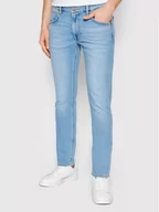 Spodnie męskie - Lee Jeansy Luke L719OWVI Niebieski Slim Fit - miniaturka - grafika 1