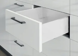 Szuflada Axispro 550mm biała średnia H116mm - Meble modułowe i akcesoria - miniaturka - grafika 1