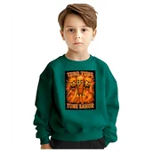 Bluzy dla dziewczynek - BLUZA DZIECIĘCA ITALIAN BRAINROT TUNG SAHUR 146-152 DLA CHŁOPCA DZIEWCZYNKI - miniaturka - grafika 1