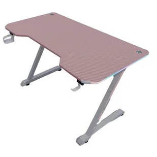 Biurko gamingowe Cobra CRF4575RGB Różowy - Biurka gamingowe - miniaturka - grafika 1