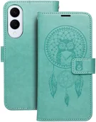 Etui i futerały do telefonów - Kabura MEZZO Book do SAMSUNG S25 Edge łapacz snów zielony - miniaturka - grafika 1