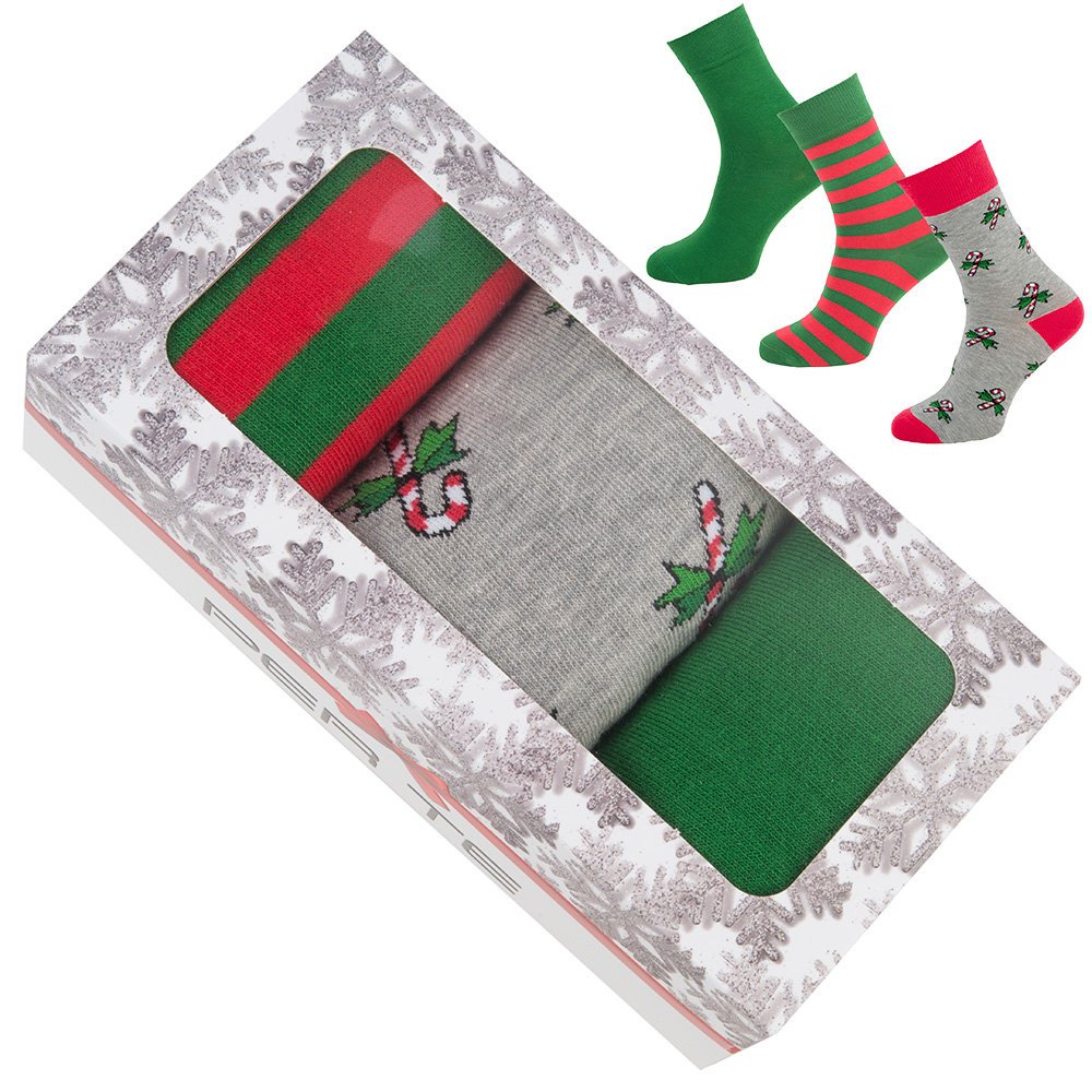 Świąteczne Skarpety Bawełniane Męskie Na Prezent