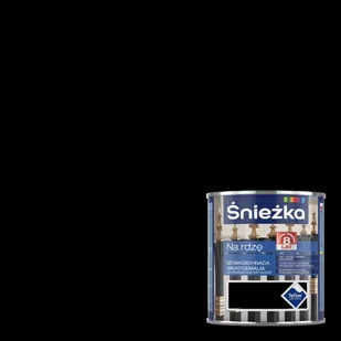 Śnieżka Śnieżka Gruntoemalia Na Rdzę połysk czarna 650 ml - Emalie - miniaturka - grafika 2