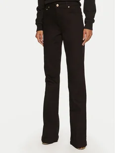 Just Cavalli Jeansy 77PAB513 Czarny Flare Fit - Spodnie damskie - miniaturka - grafika 1