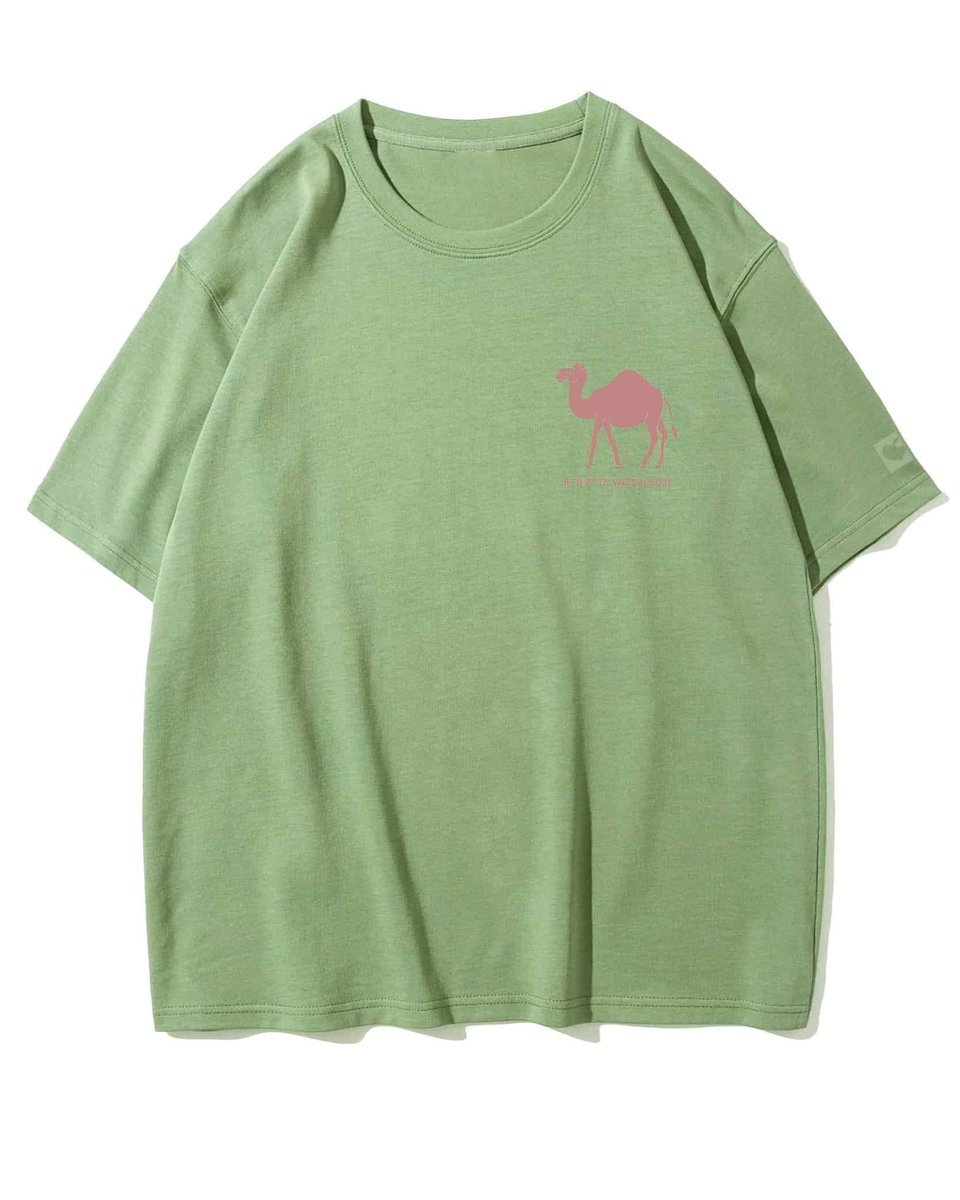 Koszulka oversize Wielbłądzi Humor Śmieszne Zwierzęta Matcha 3XL