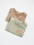 Komplety dla niemowląt - Reserved - Koszulka na ramiączkach 2 pack - jasny zielony - miniaturka - grafika 1